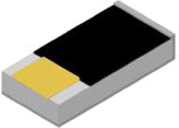 25 Watt DC 5GHz-7GHz Electrode Resistance CVD Chip Termination Electrode ：Gold